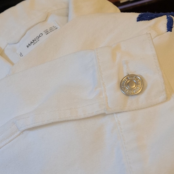 MANGO denim embroidered jacket - Picture 13 of 13